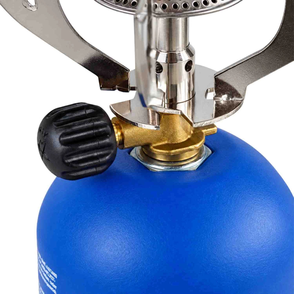 Kemper Fornello da Campeggio KE2007 a Gas con 4 Supporti
