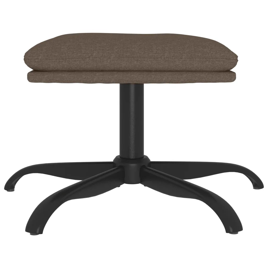 Poggiapiedi Tortora 60x60x39 cm in Tessuto cod mxl 67609