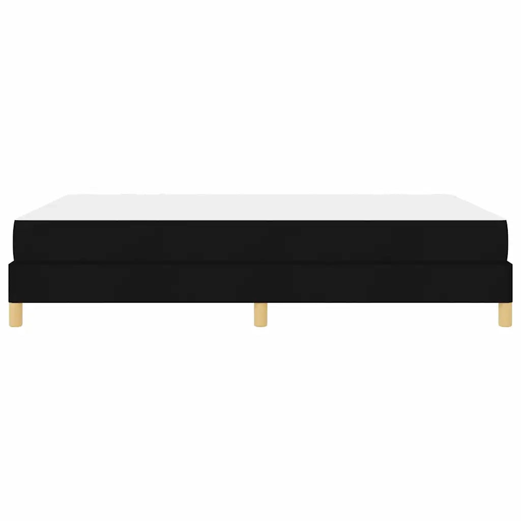 vidaXL Letto a molle Nero e Marrone 140 x 190 cm
