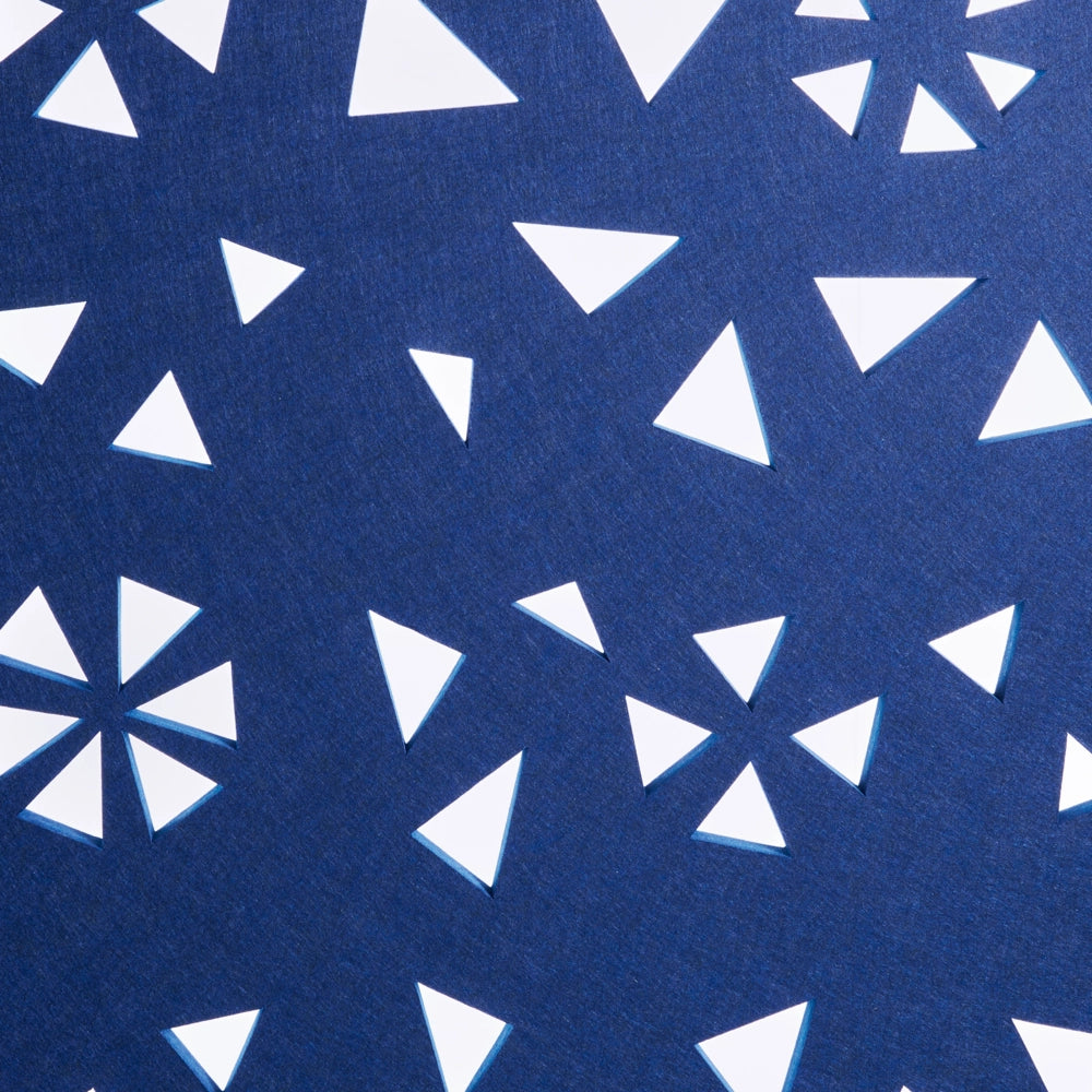 Divisore di stanza a 4 pannelli Tessuto blu navy Schermo per la privacy Parete divisoria per ufficio Riduzione del rumore