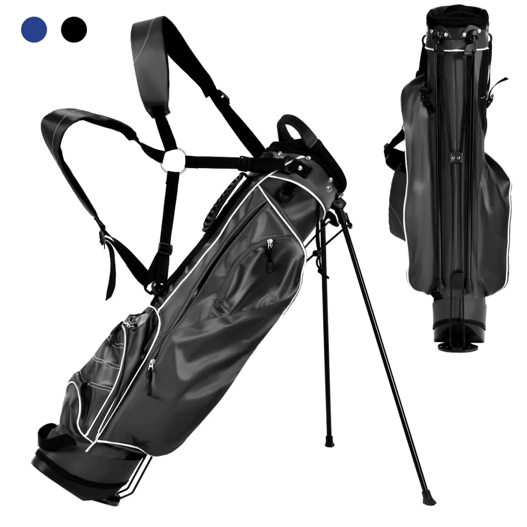 Sacca da golf su supporto 17,2 x 25,2 x 79,5 cm con marcature antiscivolo e custodia isolante in poliestere nero 20_0020071