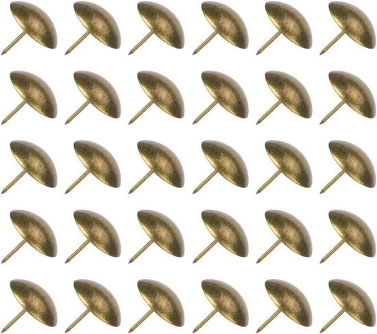 Nagel per decorare borse con testa rotonda e punta appuntita, dimensione 30*30mm