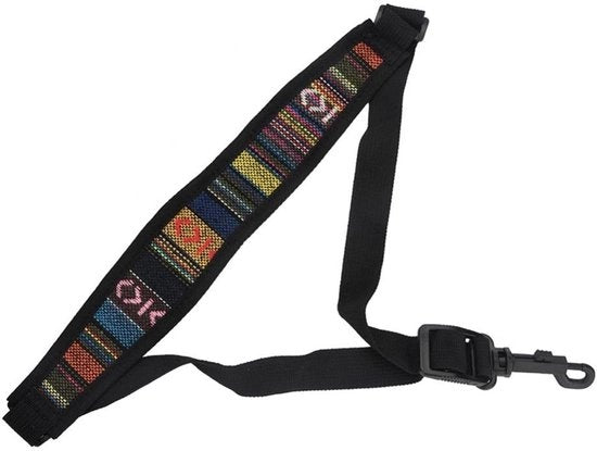 Rigidezza Saxofono Riem Morbido - Cintura Regolabile a Spalla - Chiusura a Click - Leggero - Comfortevole - Adatto per Saxofono Tenore/Soprano - Cintura per Strumenti