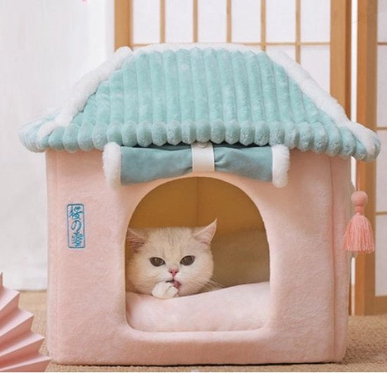 Casa Accogliente per Animali Domestici Casa di Riposo per Cani e Gatti Nido Soffice per Cani e Cuccioli Casa di Riposo Calda per Cani e Gatti
