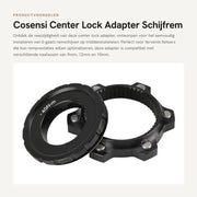 Adattatore Center Lock per Freni a Disco - Fattore di Resistenza in Lega di Alluminio - Per 6 Bucaneve - Compatibile con 9mm/12mm/15mm - Fino a 203mm di Diametro della Ruota...