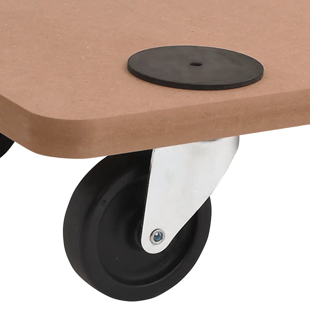 Pedane 2 pz Rettangolari in Legno Multistrato