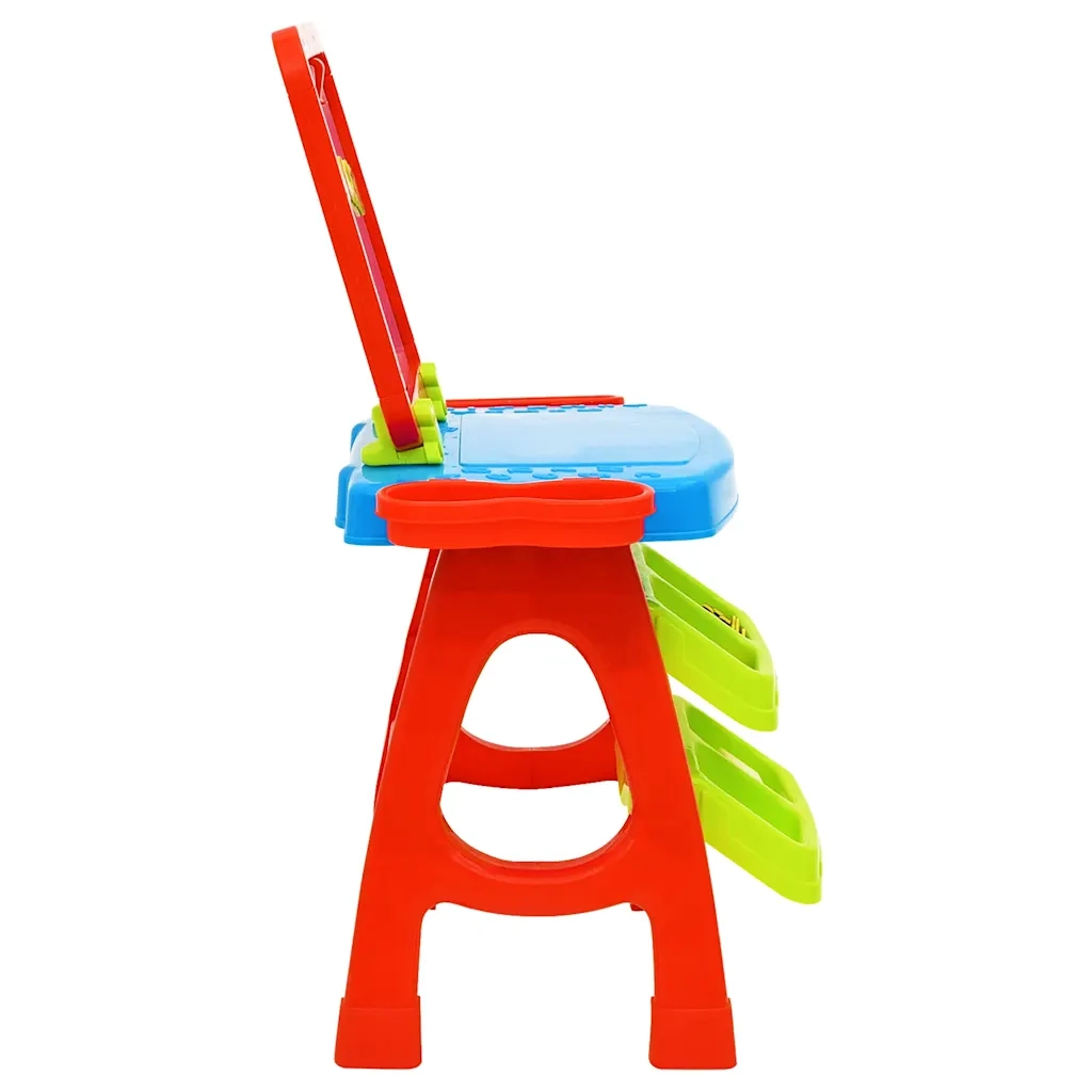 Set da Gioco 3-1 per Bambini con Cavalletto e Scrivania cod mxl 71052
