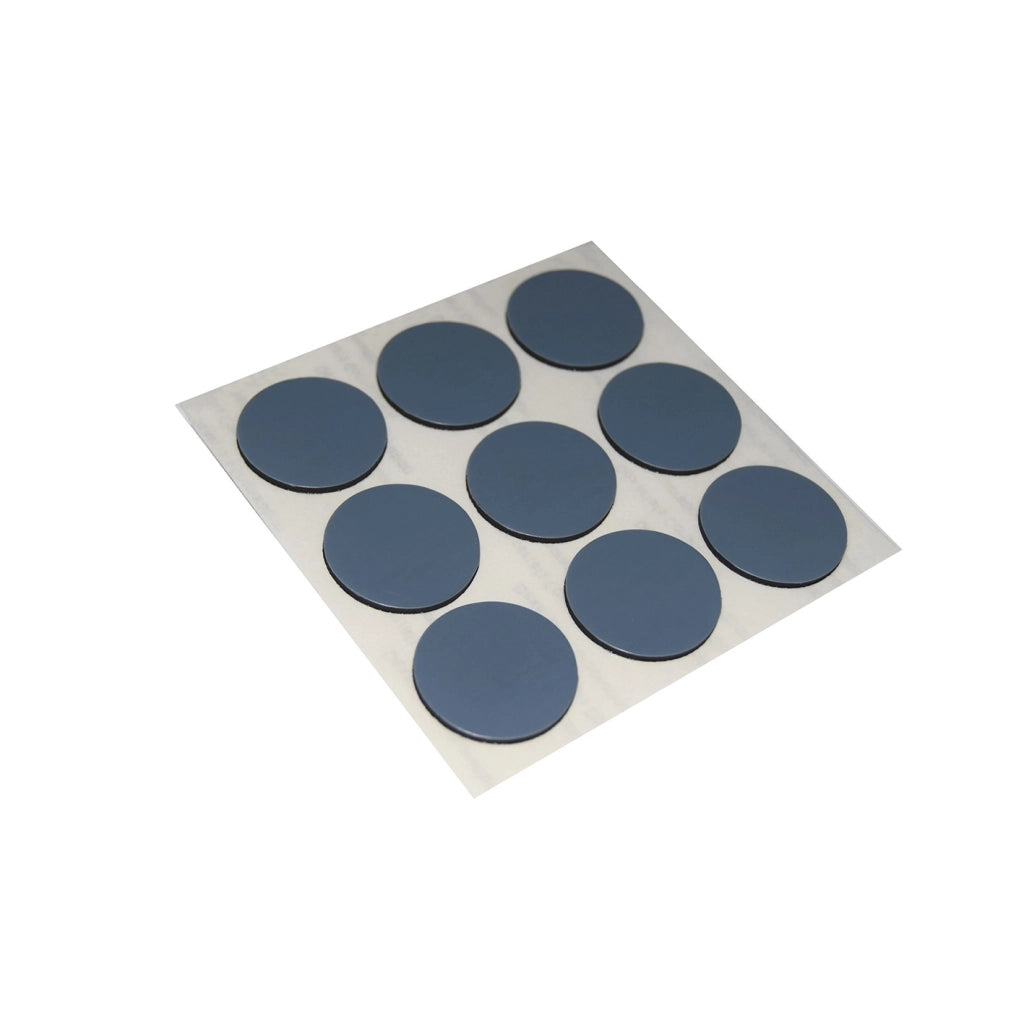 Scivoli PTFE adesivi tondi fustellati Ã˜ 28 mm. - grigio - 6 pz.