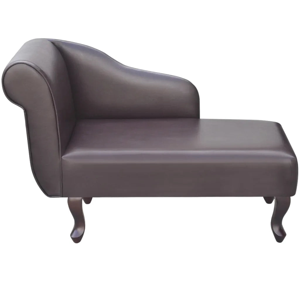Sedia a Sdraio Marrone in Similpelle CFW6708465