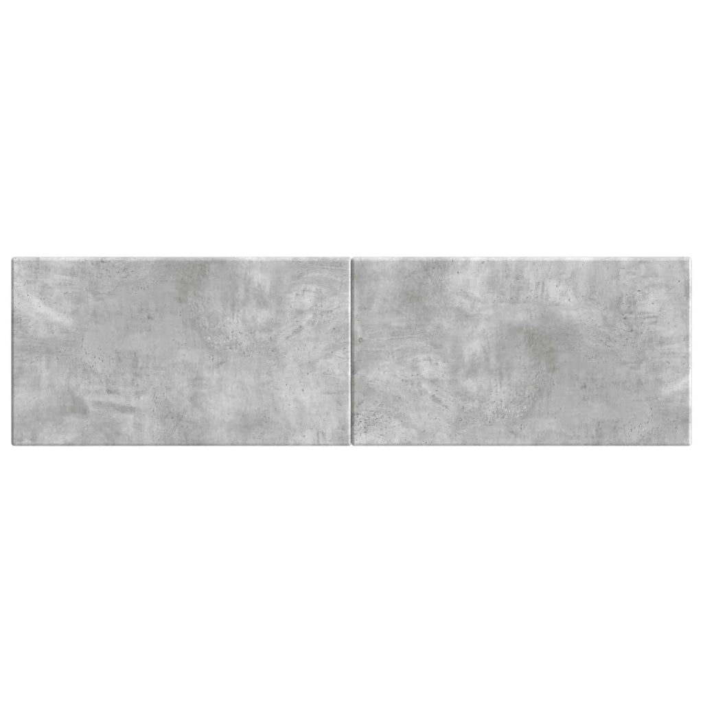 Testiera da Muro BREDA Grigio Cemento Legno ingegnerizzato 897598