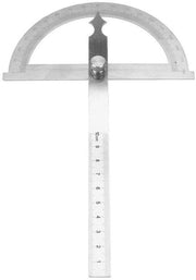 Misuratore di Angoli 2 in 1 - Righello con Goniometro - 120*150mm - Misurazione Precisa con Lock Nut Regolabile