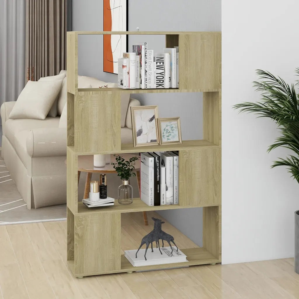 Libreria/Divisorio Rovere Sonoma 80x24x124,5 cm in Truciolato cod mxl 13961