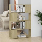 Libreria/Divisorio Rovere Sonoma 80x24x124,5 cm in Truciolato cod mxl 13961