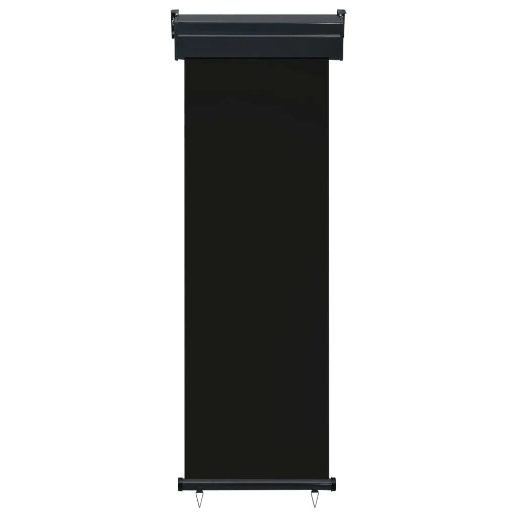 Tenda da sole laterale retrattile/schermo protettivo per patio giardino terrazza balcone 60 x 250 cm nero 02_0007036
