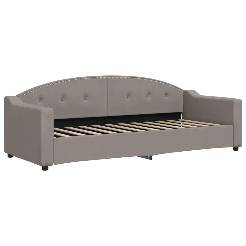 Divano Letto con Letto Estraibile Tortora 80x200 cm Tessuto 3197528