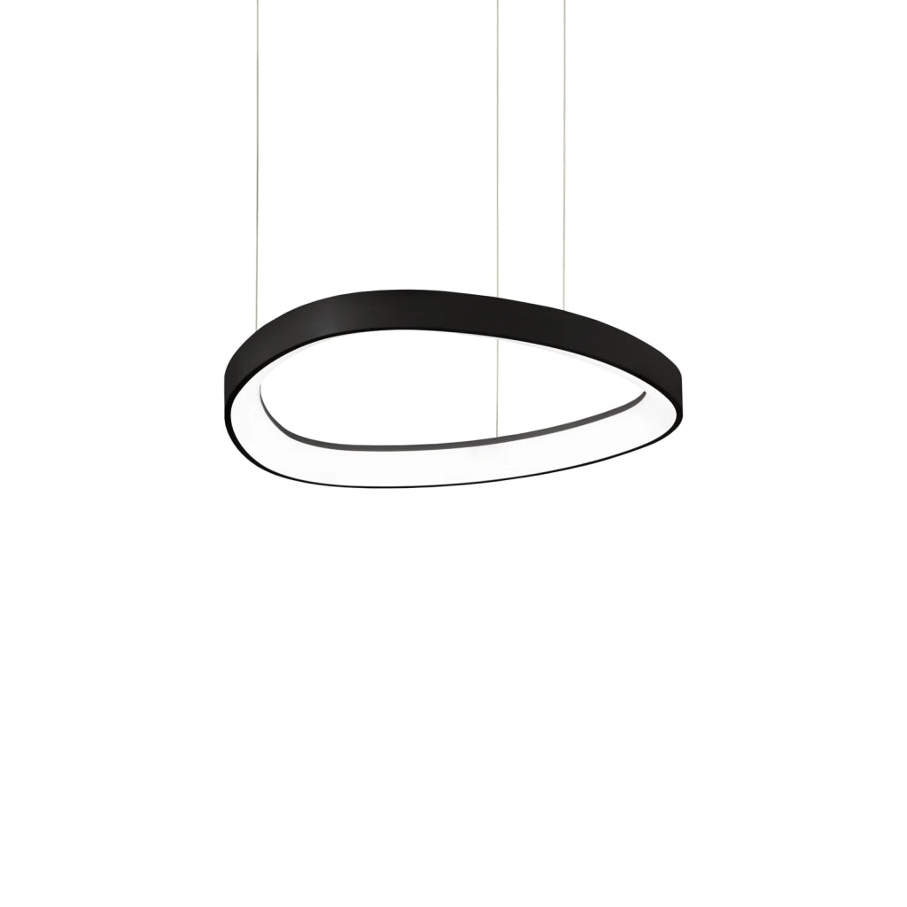 Lampada A Sospensione Gemini 1 Luce Led Integrato Nero