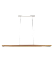 Lampada a Sospensione Ribot in Metallo e Legno Quercia, LED 26W 3000K, Flusso Luminoso 2945lm, Design Moderno ed Elegante per Interni IP20