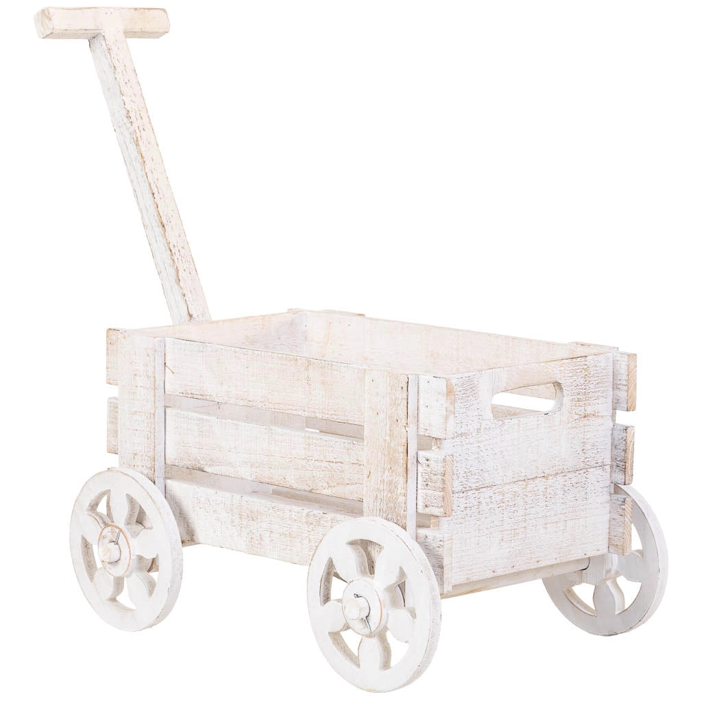 Carrello portavasi set 2 pezzi 66x29x30h-52x20x23h cm