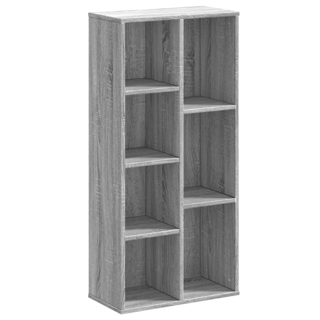 Libreria Grigio Sonoma 50x25x105 cm in Legno Multistrato 852794