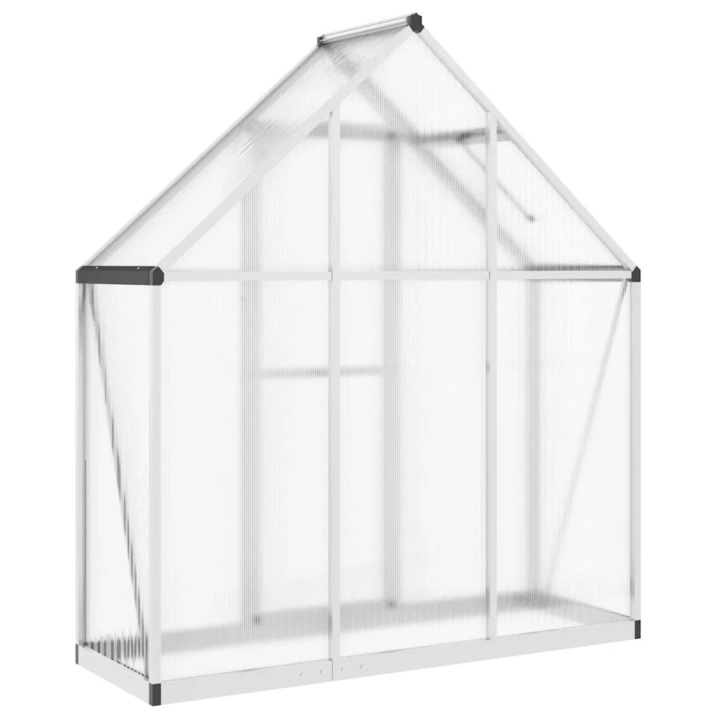 Serra con Base Argento 169x58x195 cm in Alluminio CFW3941397