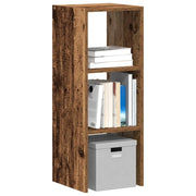 Libreria Impilabili Legno Antico 30x30x80 cm Legno Multistrato