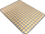Decken per esterno da picnic - 200 x 150 cm - extra grande - deken per spiaggia con fondo impermeabile - materasso di isolamento per 4 persone - in alluminio - deken per campeggio - con cinghia di trasporto - campeggio