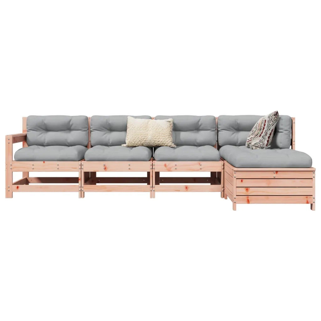 Set Divani da Giardino 5 pz in Legno Massello Abete Douglas 3250846
