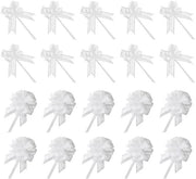 Decorazioni per Tende - 10 pezzi - Linti Decorativi - Linti per Matrimoni - Linti di Regalo - Ambientali - Gomitoli di Gara 5 x 78 cm - Decorazioni per Tende