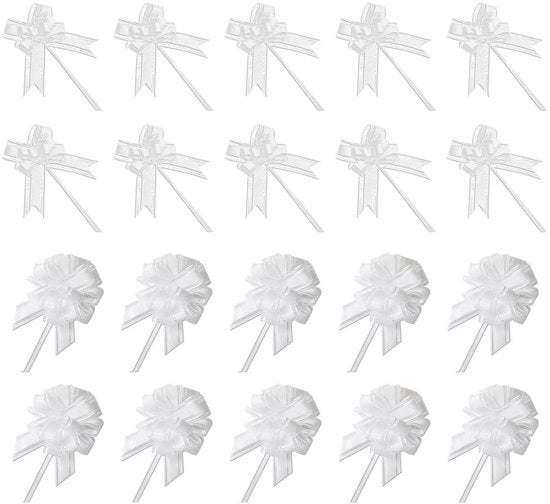 Decorazioni per Tende - 10 pezzi - Linti Decorativi - Linti per Matrimoni - Linti di Regalo - Ambientali - Gomitoli di Gara 5 x 78 cm - Decorazioni per Tende