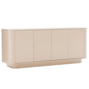 Oviala - Credenza semplice a 4 ante 180 cm crema