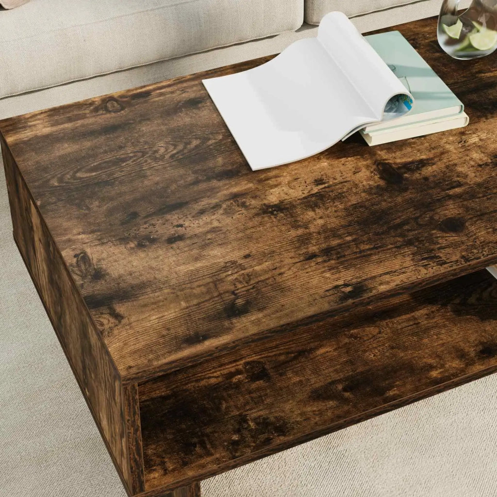 Tavolino da salotto Rovere fumé 100 x 46 x 35 cm 8000240