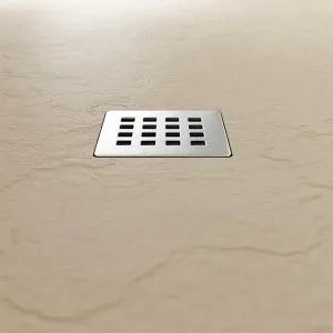 Piatto doccia 70x120 in resina su misura tortora effetto pietra Karen