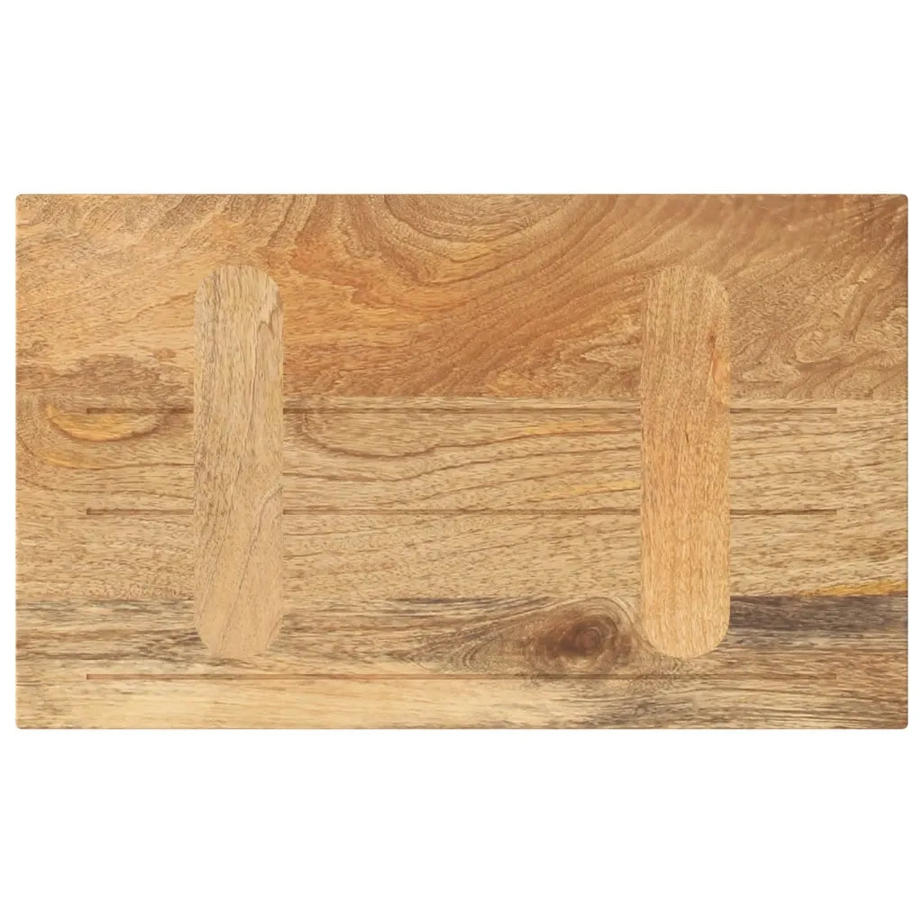 Piano per Tavolo 50x40x2,5 cm Rettangolare Legno Massello Mango 371445