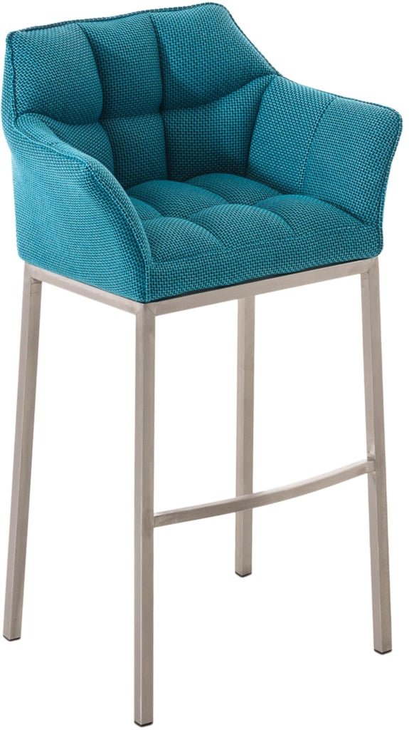 Barhocker Damaso E Stoff mit 4-FuЯ Gestell