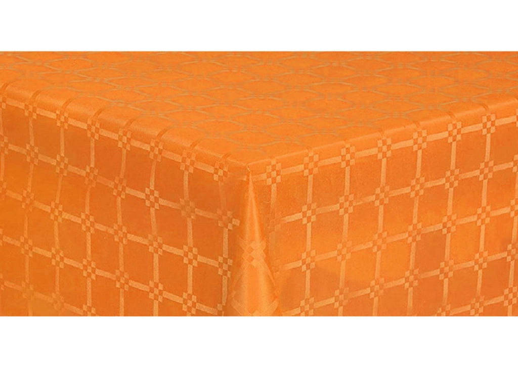 Rotolo Tovaglia Tinta Unita Per Feste Antistrappo 100% Carta Made Italy 5mtx1,20mt - 5 Metri - Arancio