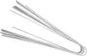 Puntelli per giardino da 50 pezzi - Spilli in acciaio a forma di U - Puntelli per base - Puntelli di fissaggio - Accessori per giardino - Dimensioni 30x4cm