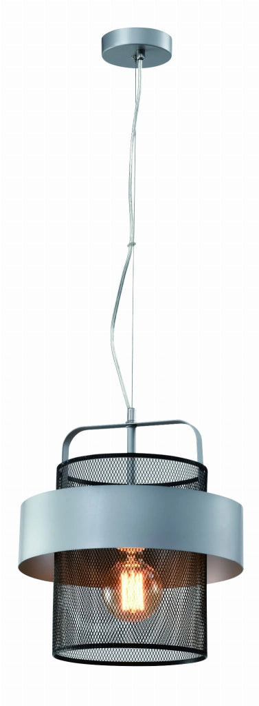Lampada a sospensione Candellux FIBA Ø30 nero E27 40W