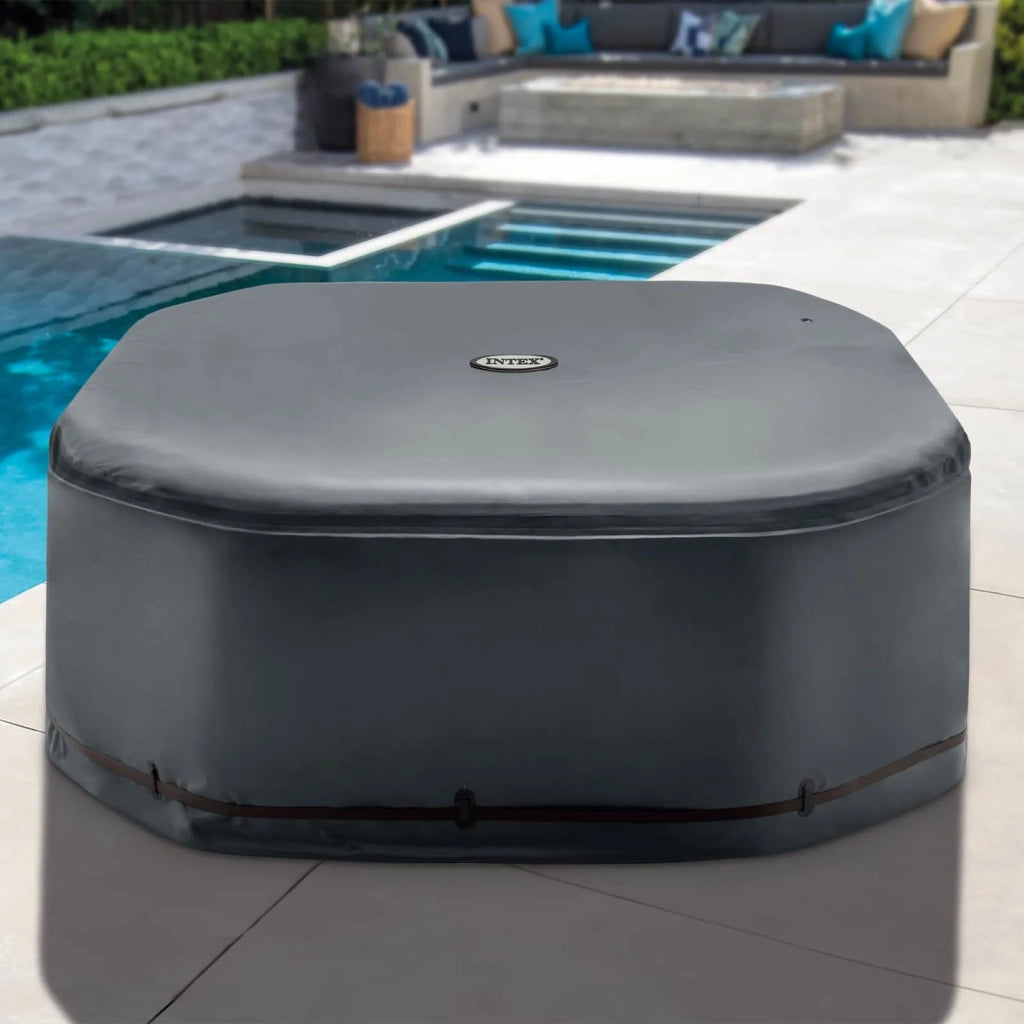 INTEX Copridoccia per Spa Grigio Scuro 180 x 180 cm PVC 42035643