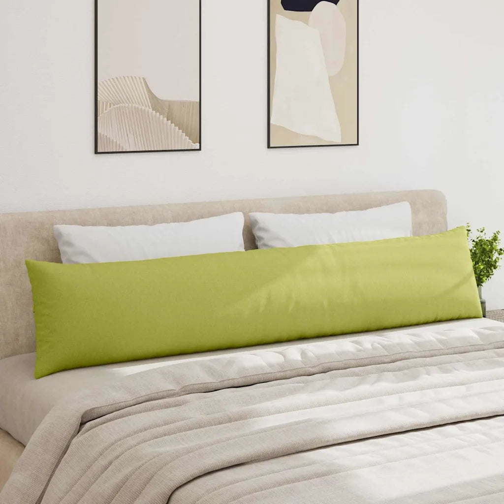 Cuscini da Divano 2 pz | Cuscini per sedie Verde chiaro 200 x 40 cm Tessuto