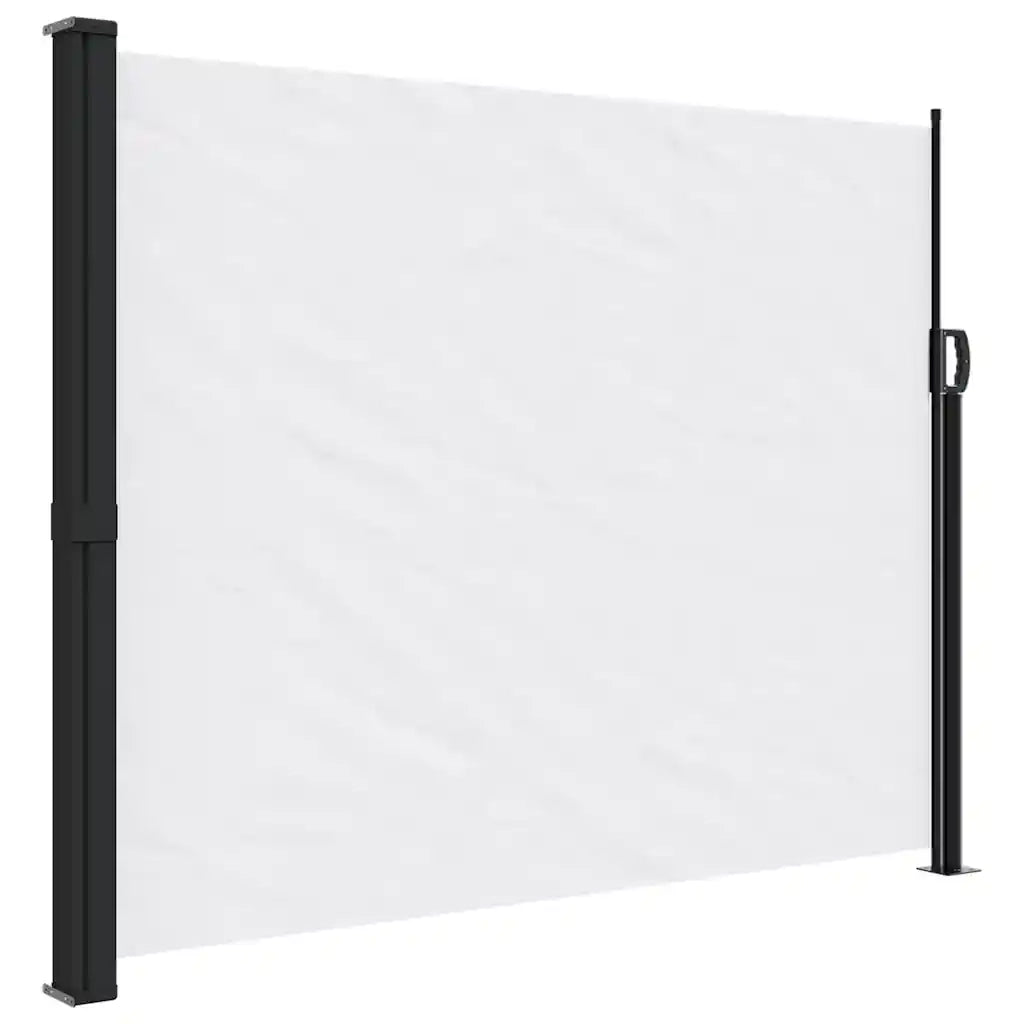 Tenda Laterale retrattile-Tenda parasole per balcone Bianco 170x300 cm