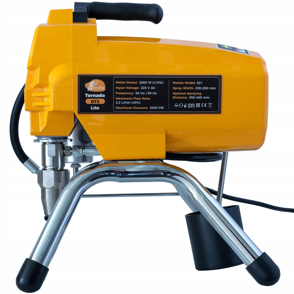 Agitatore di Vernice Idrodinamico RT3 Lite – Motore Brushless 2000W | 3300 PSI | 2,2 L/min | Per Vernici e Emulsioni