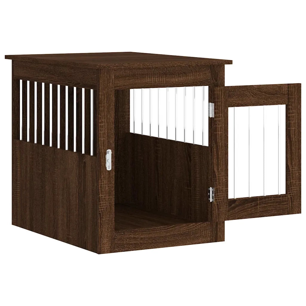 Gabbia Cani Arredamento Rovere Marrone 55x75x65cm Multistrato CFW8670419