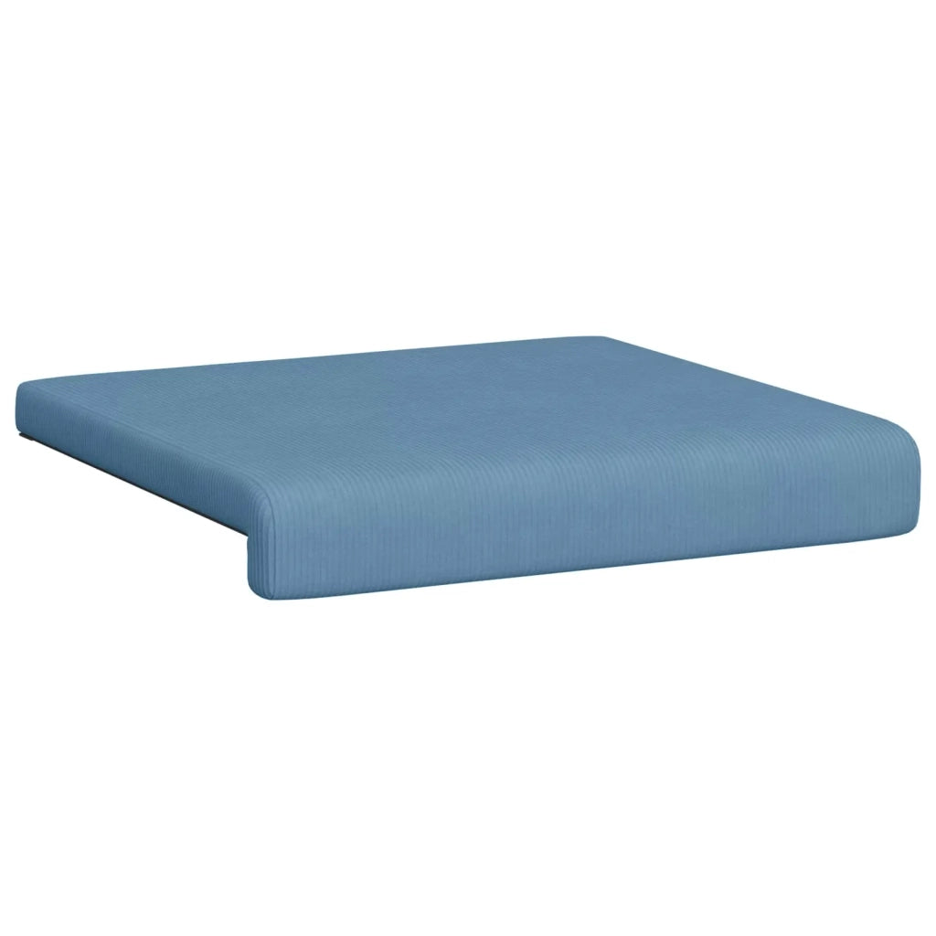 Cuscino per panchina 4 pcs corduroy Blu Profondità 35 cm 42043138