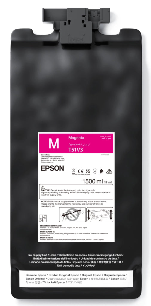Ultrachrome gs3 magenta t51v300 (1.5lt) - c13t51v300