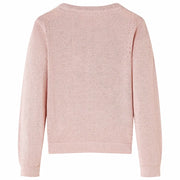 Cardigan da Bambina Lavorato a Maglia Rosa Tenue 116 14521
