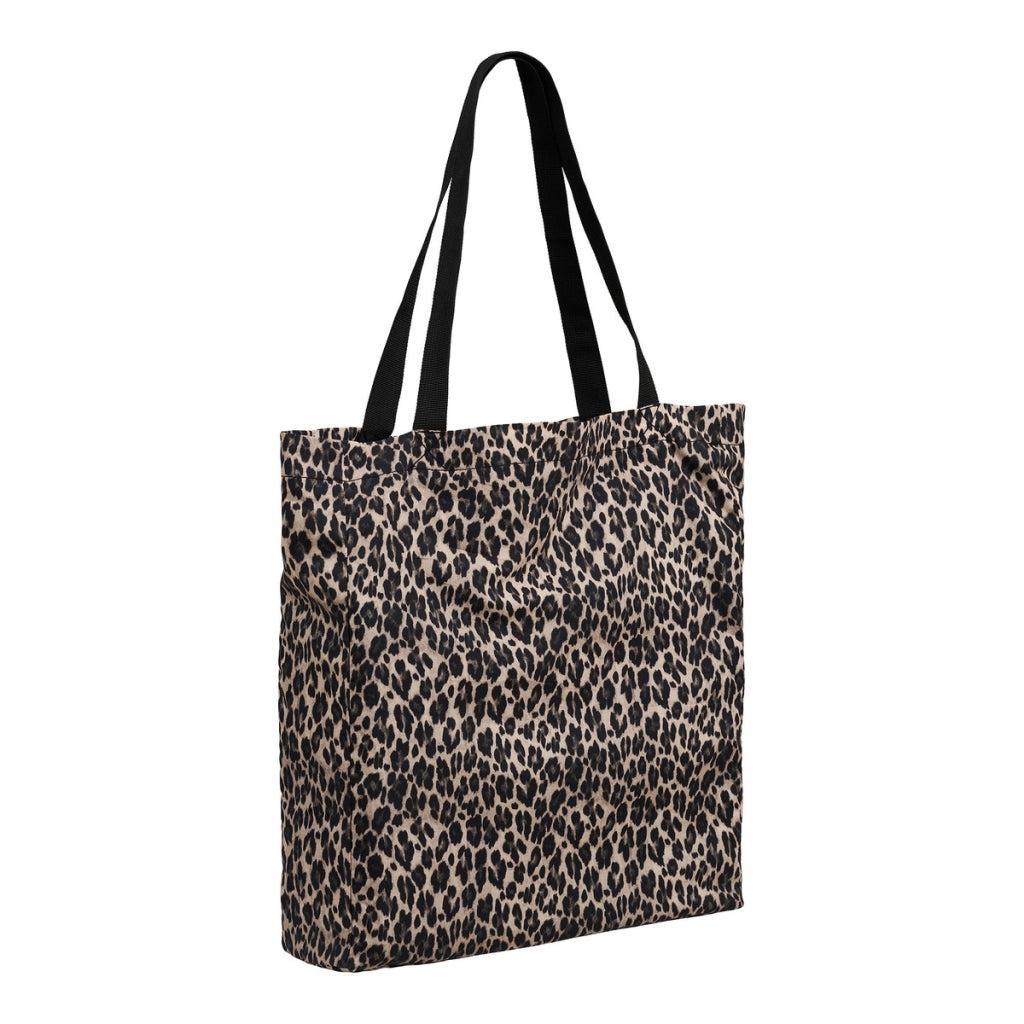 Borsa Shopper Ava, Marrone, Cotone, 35x9,5x39 cm