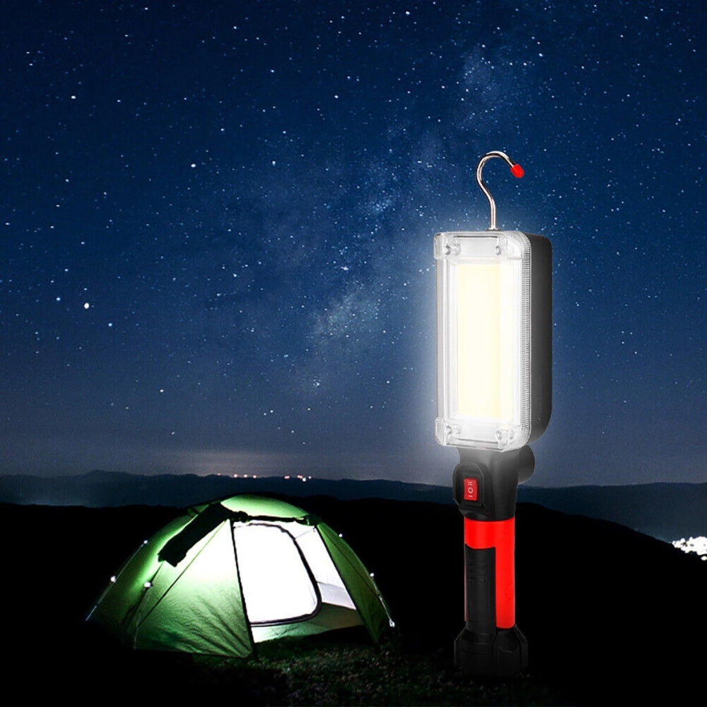 LAMPADA TORCIA COB DA LAVORO BASE CALAMITA 20W LED 700 LUMEN OFFICINA CAMPEGGIO