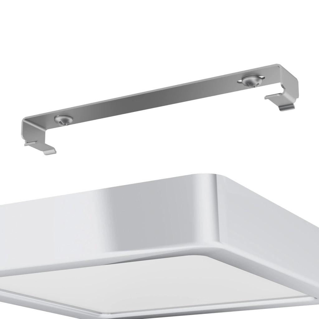 Plafoniera Moderna Fueva 5 In Acciaio Cromo Led Integrato 11W 3000K Ip44