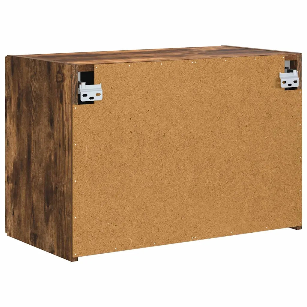 Mobile TV da parete Rovere fumé 59,5 x 31 x 40 cm 892339