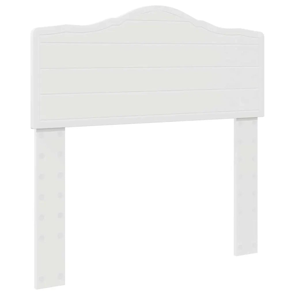 Testiera-Testata-Testiera Decorativa Bianco 100 cm Legno multistrato 677634